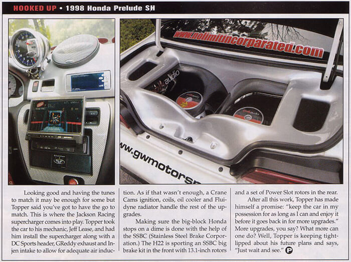 1998 Honda Prelude SH - Performance Auto and Sound
